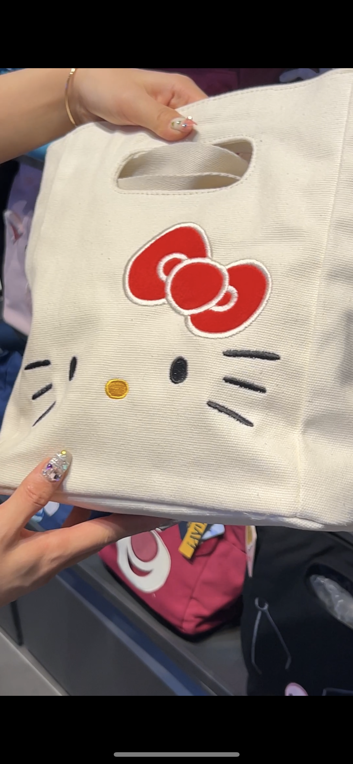 Hello Kitty&Kuromi cutewomen's small square bag