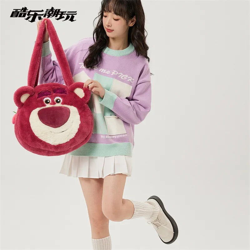 2023 new Disney cartoon cute girl plush school bag