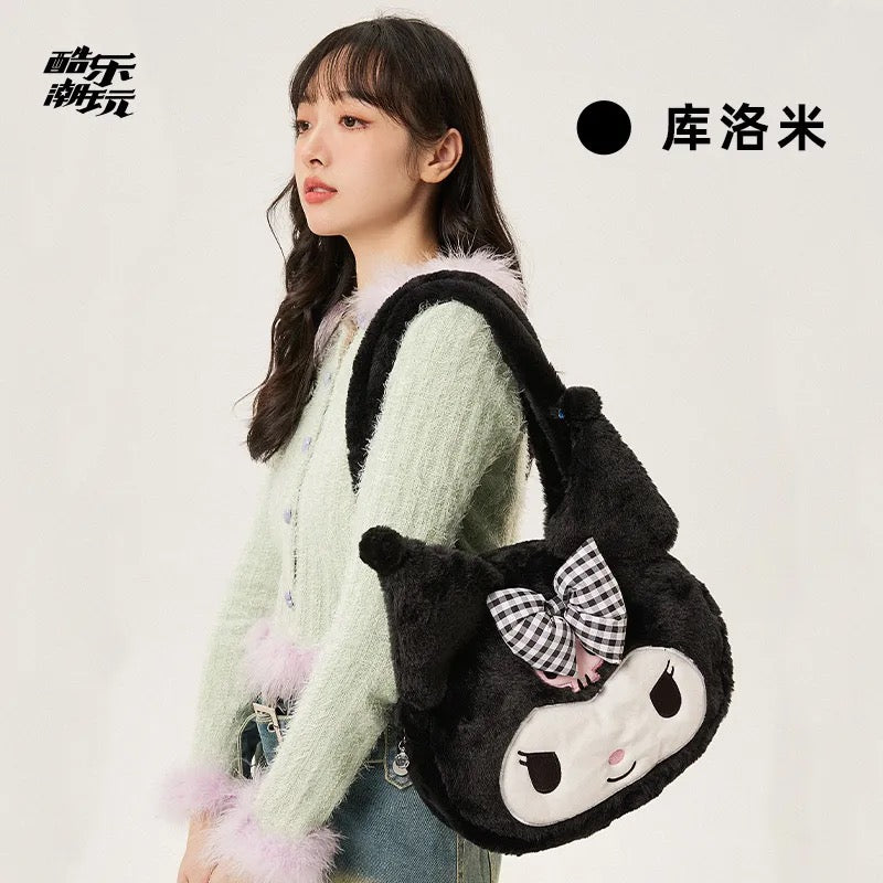 2023 new Disney cartoon cute girl plush school bag