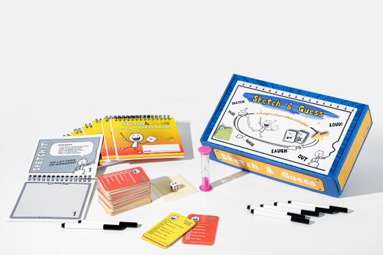 Sketch & Guess - Adult Party Game for Game Night | Hilarious Drawing & Guessing Board Game | Fun for Friends & Family Gatherings | Creative Doodle Challenge