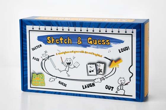 Sketch & Guess - Adult Party Game for Game Night | Hilarious Drawing & Guessing Board Game | Fun for Friends & Family Gatherings | Creative Doodle Challenge