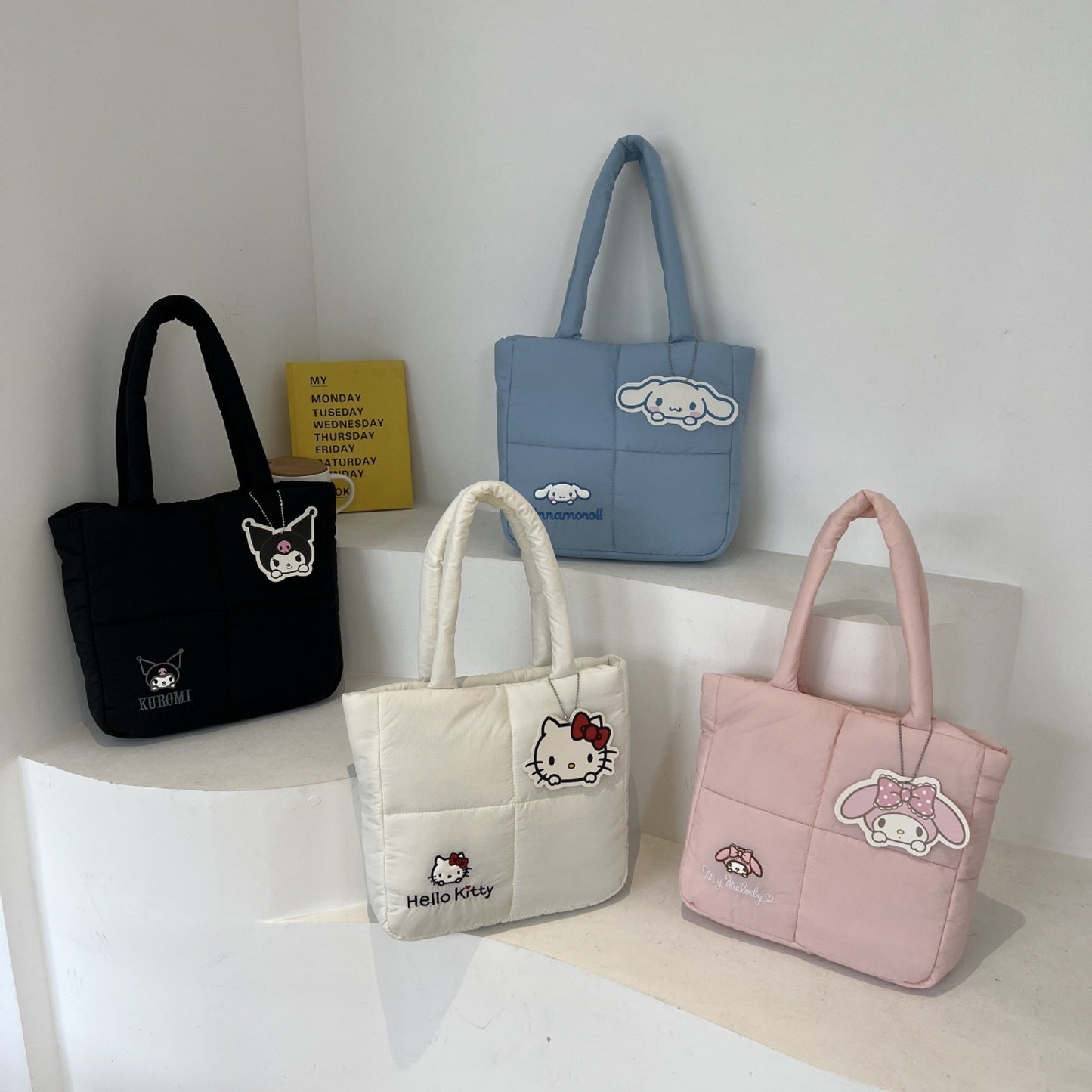 Hello Kitty&Kuromi cute bag down bag