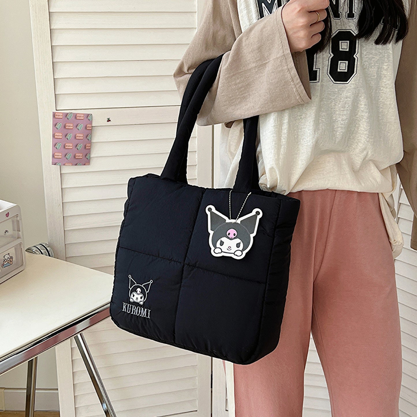 Hello Kitty&Kuromi cute bag down bag