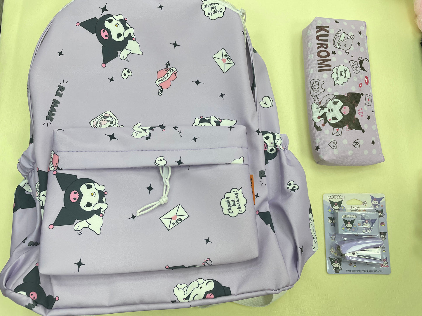 School bag set (kuromi)