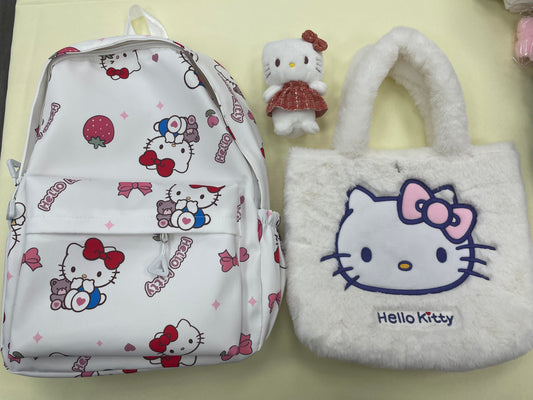 School bag set(hello kitty)